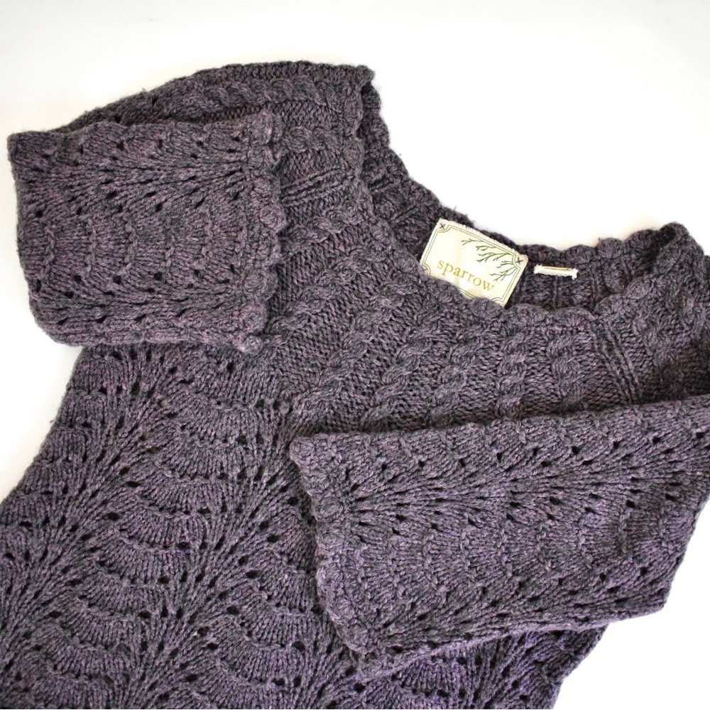 Anthropologie {Sparrow} Carrageen Scoopneck Sweater
